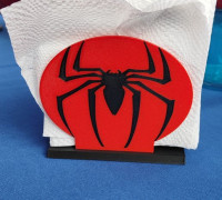 servilletero spiderman 3D model