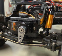 FCX24m servo bracket mod 3D model