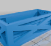 Long Box (Open and Closed) 3D model