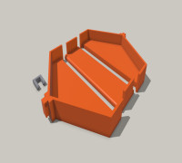 Folding Dice Tray With Latch 3D model