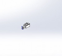 Conector de cable 2 vias 3D model