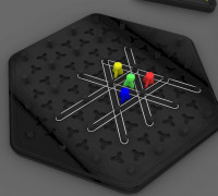 Rubber Triangle Chess  Game 3D model