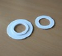 Simple IKEA lampshade adapter plates 3D model
