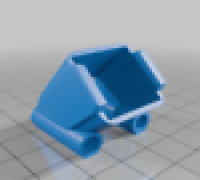 FPV Camera Mount 45° 3D model