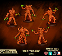 Wraithbark Ents - MINIS PACK 3D model