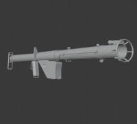 M1 Bazooka 3D stl 3D model