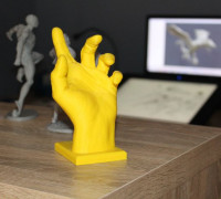 hand anatomy 3D model