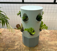 NFT Modular Hydroponics System 3D model