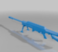 Helldivers 2 Anti Material Rifle 3D model