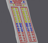 Marcador de ECUAVOLEY 3D model