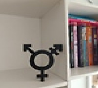 LGTBI Symbol 3D model