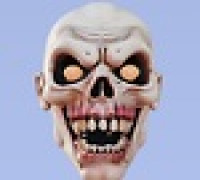 Terrifying laughing head - Halloween decoration 3D model