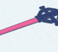 Grucifix bookmark 3D model