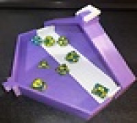 Folding Dice Tray With Latch 3D model