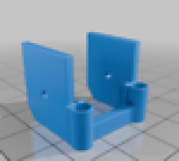 Simple Crux 35 camera mount  3D model