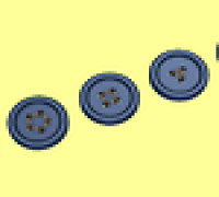 Sewing buttons #005 3D model