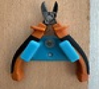 Parametrical Universal Holder for Pliers (Solidworks) 3D model