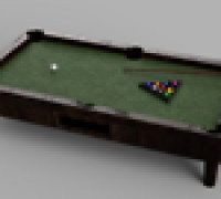 Working Pool Table 3D model