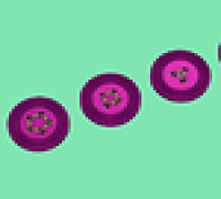 Sewing buttons #008 3D model