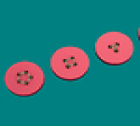 Sewing buttons #001 3D model