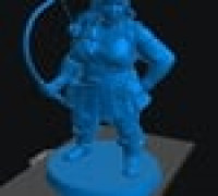 Dwarf Ranger Female 3D model