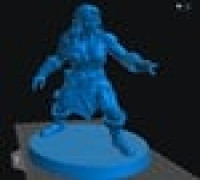 Dwarf Monk Female 3D model