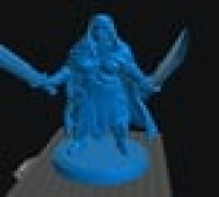 Dwarf Rouge Female 3D model