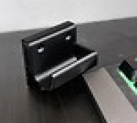 Wall Bracket for 20mm Pole 3D model