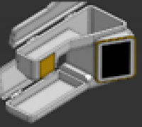 Mini embroidering machine 3D model