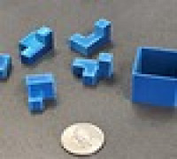 1-inch Puzzle Cube 3D model