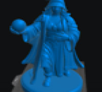 Dwarf Wizard Female 2 3D model