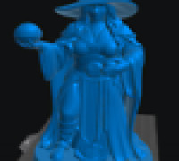 Dwarf Wizard Female 1 3D model