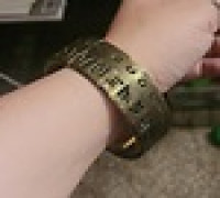 Aurebesh Decoder Ring/Bracelet 3D model
