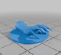 Demonic Clawing Hand 3D model