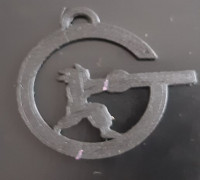 Key ring goku kameha 3D model