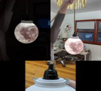 Moon Lamp Globe 3D model