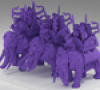 Warmaster Araby Elephants 3D model