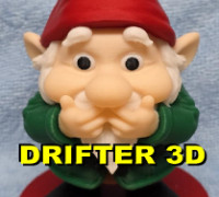 Speak No Evil Gnome - Multicolor 3D model