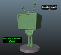 Dandy's World: Vee 3D model