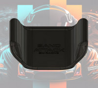Sim Racing Heel Cup 3D model