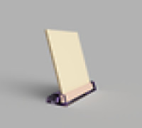 Toploader card holder 3D model