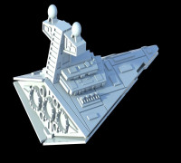 Star Destroyer Kit Card 3D model