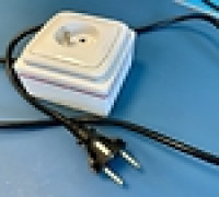 Shelly Plus 1PM smart plug 3D model