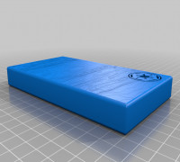 Beskar ingot with damascus pattern 3D model