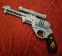 DE-10 Blaster Pistol 3D model