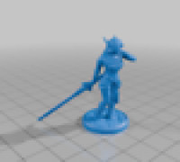 Tiefling Barbarian Based 3D model