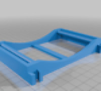 Simple Interlocking Spool Holder 3D model
