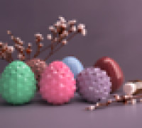 Cyber Easter Egg 3D model