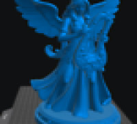 Aasimar Bard Female 2 3D model