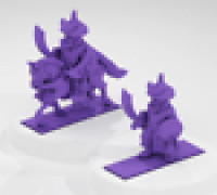Warmaster Araby Heroes 3D model